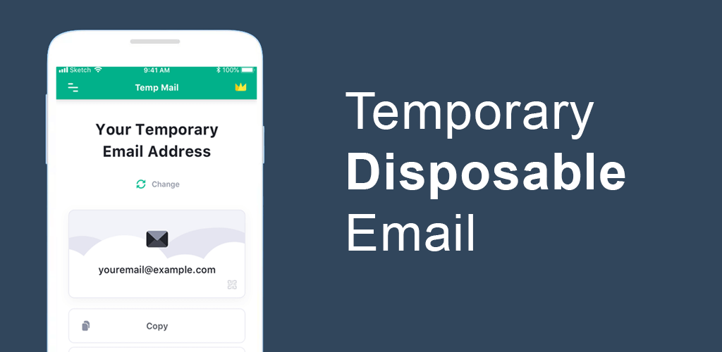 What is the difference between a temporary email and a regular email?
