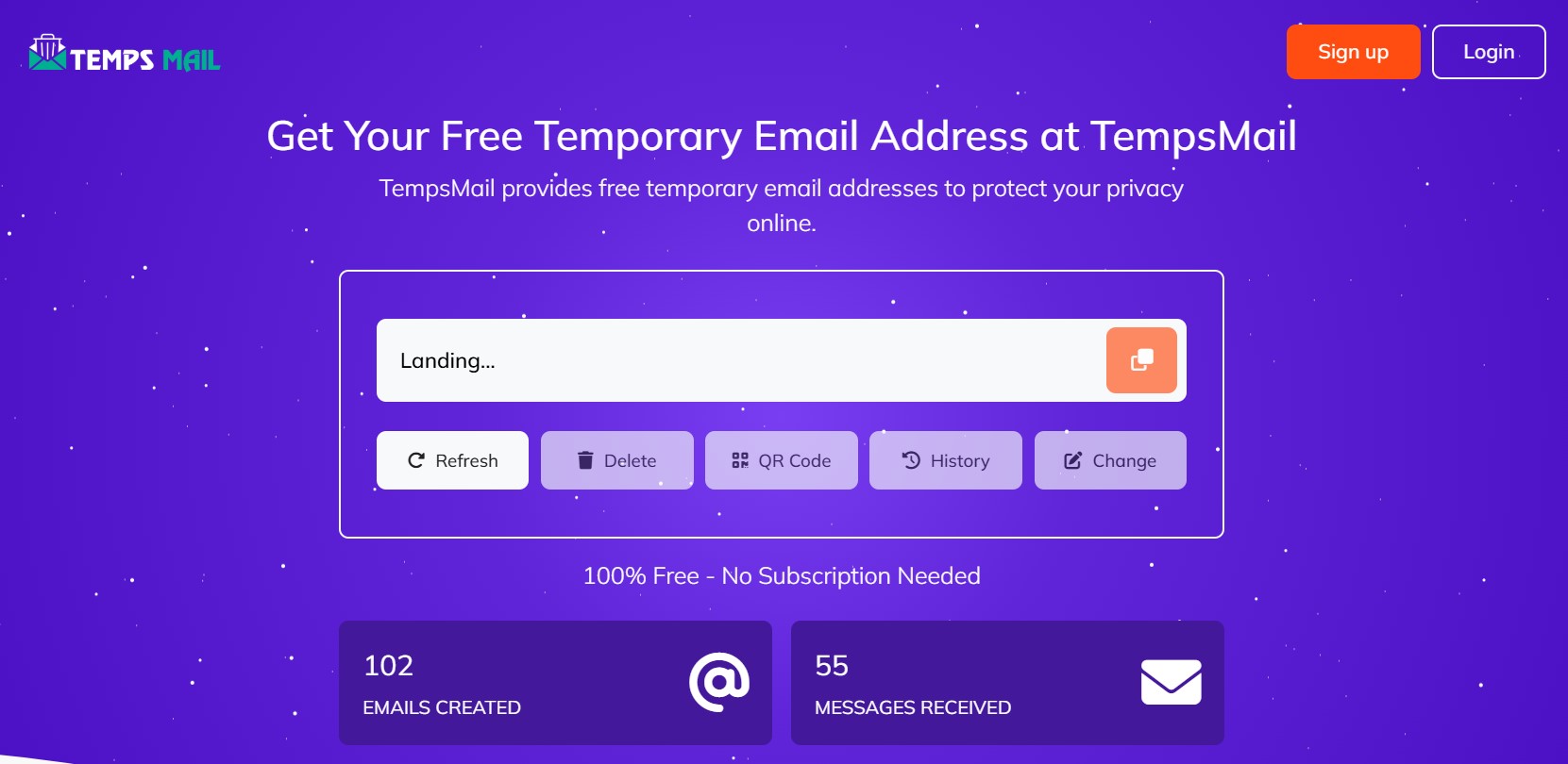 How to get a temp mail